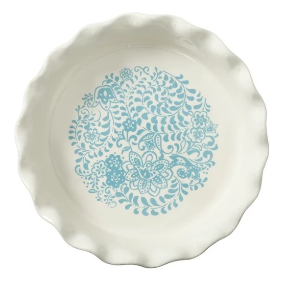 🌺🛍️ New The Pioneer Woman Teal Flea Market 9" Pie Pan/Dish - Picture 3 of 5